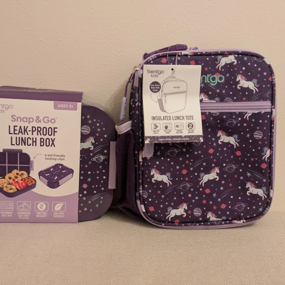 Bentgo Kids Purple Leak-Proof Lunch Box - Picture 9 of 10